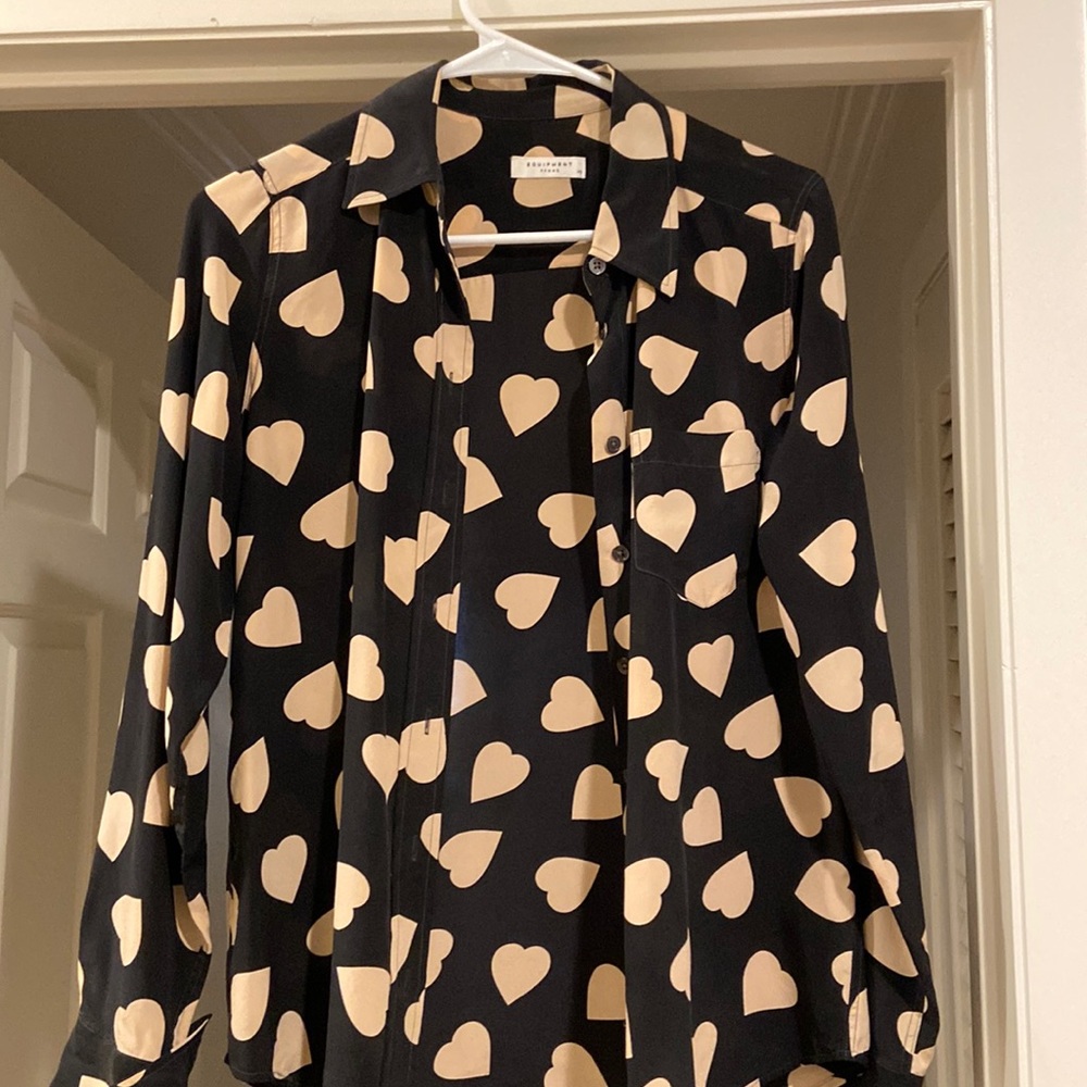 Equipment Silk Blouse Size XS